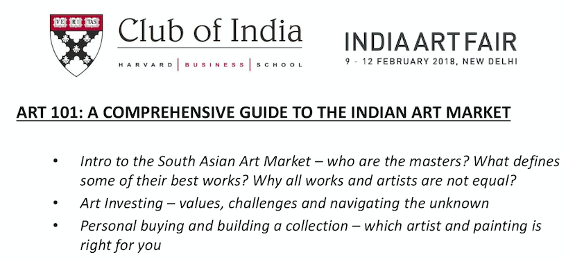 Invite only VIP access : India Art Fair 2018